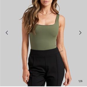 BYLT Basics Olive Green Bodysuit